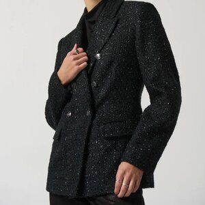 Black Bouclé Blazer - Joseph Ribkoff